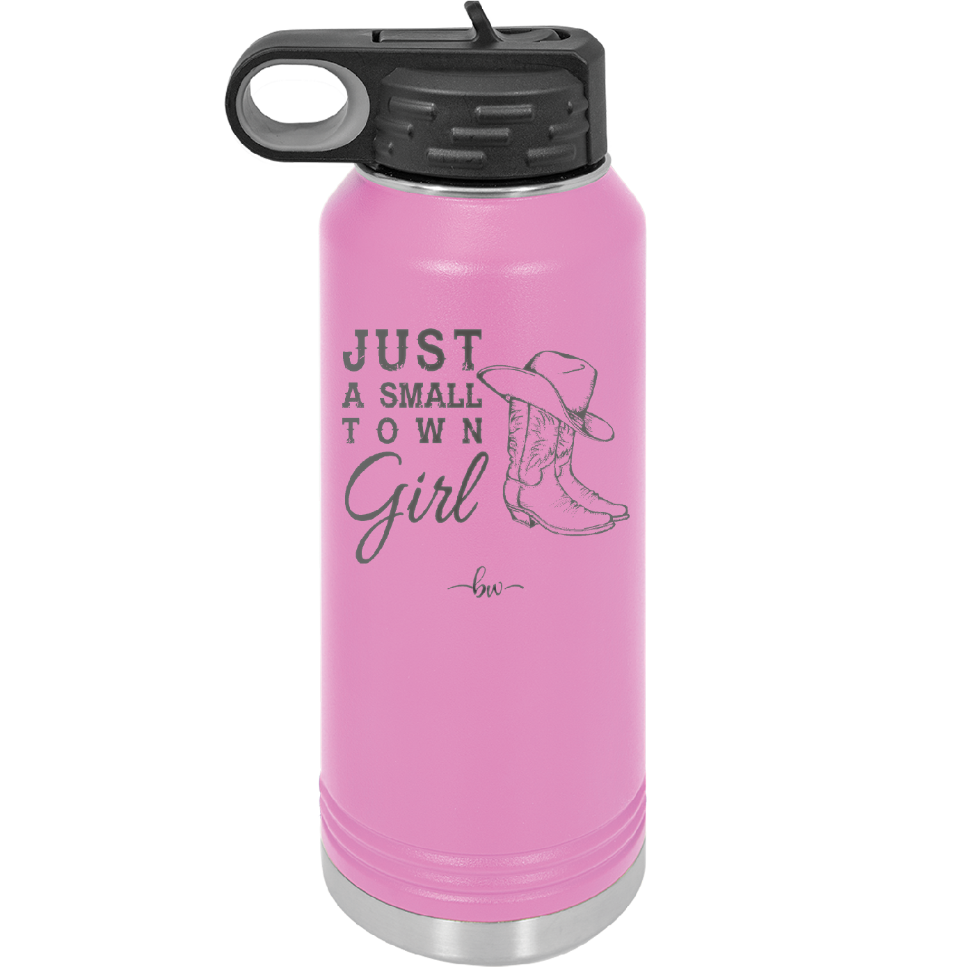 Just a Small Town Girl - Laser Engraved Stainless Steel Drinkware - 1391 -