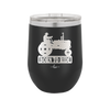 Born to Ride with Tractor - Laser Engraved Stainless Steel Drinkware - 1394 -