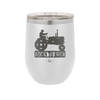 Born to Ride with Tractor - Laser Engraved Stainless Steel Drinkware - 1394 -
