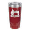 Born to Ride with Tractor - Laser Engraved Stainless Steel Drinkware - 1394 -