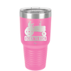 Born to Ride with Tractor - Laser Engraved Stainless Steel Drinkware - 1394 -