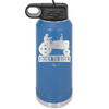 Born to Ride with Tractor - Laser Engraved Stainless Steel Drinkware - 1394 -