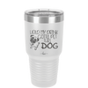 Hold My Drink Gotta Pet This Dog - Laser Engraved Stainless Steel Drinkware - 1395 -