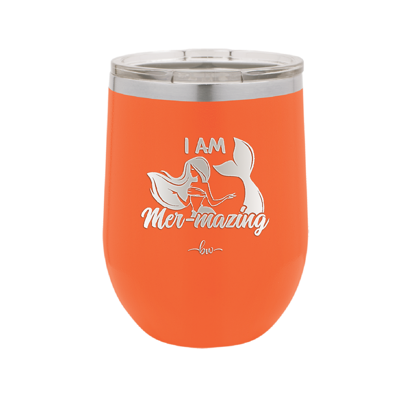 I Am Mermazing 1 - Laser Engraved Stainless Steel Drinkware - 1403 -