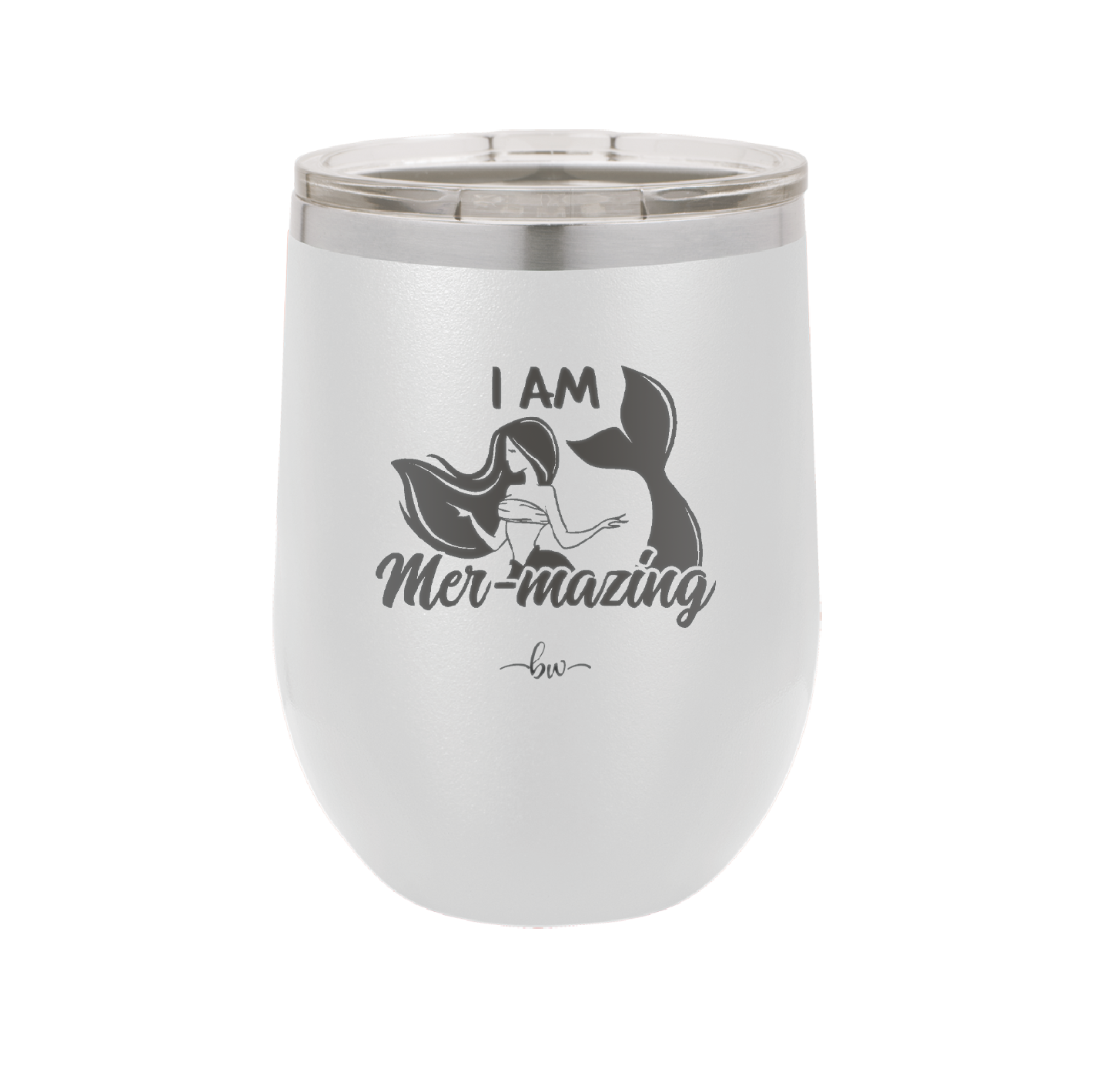 I Am Mermazing 1 - Laser Engraved Stainless Steel Drinkware - 1403 -