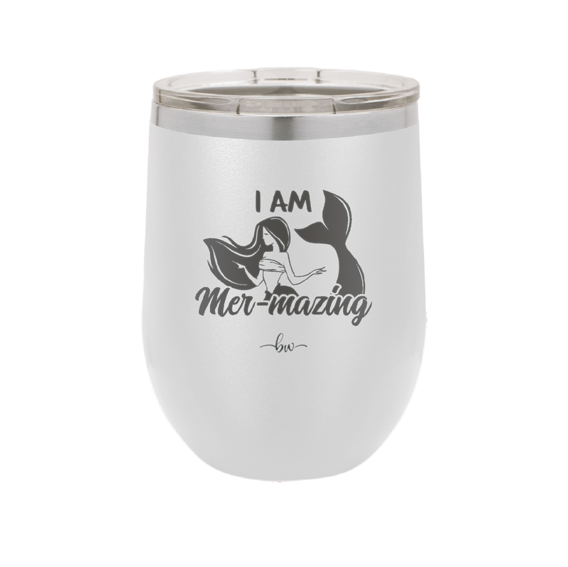 I Am Mermazing 1 - Laser Engraved Stainless Steel Drinkware - 1403 -