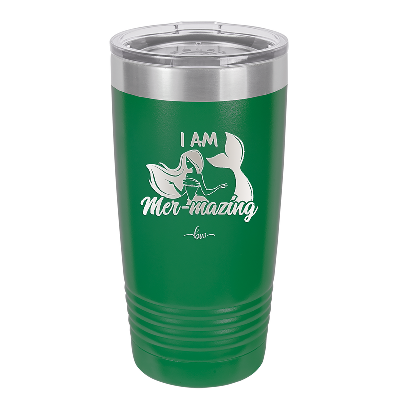 I Am Mermazing 1 - Laser Engraved Stainless Steel Drinkware - 1403 -