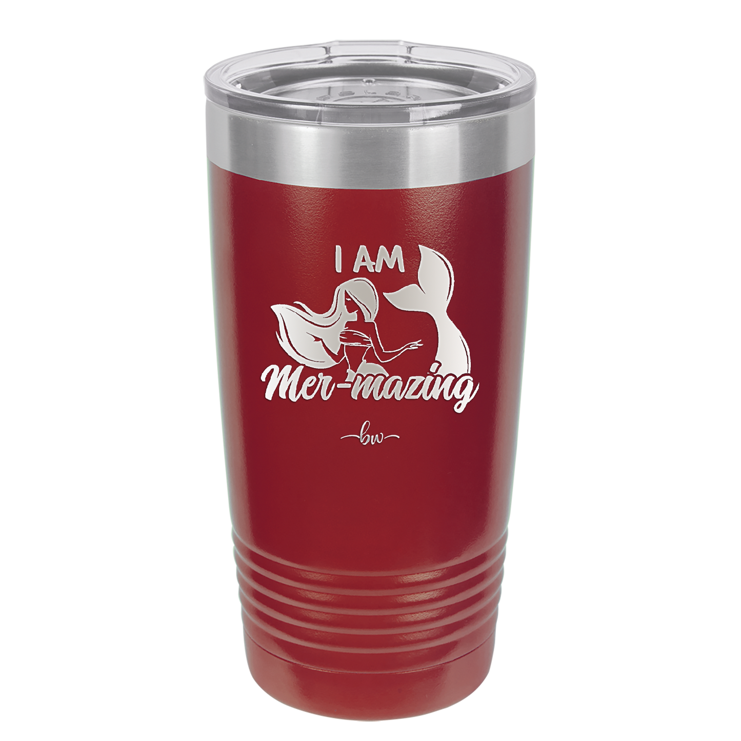 I Am Mermazing 1 - Laser Engraved Stainless Steel Drinkware - 1403 -