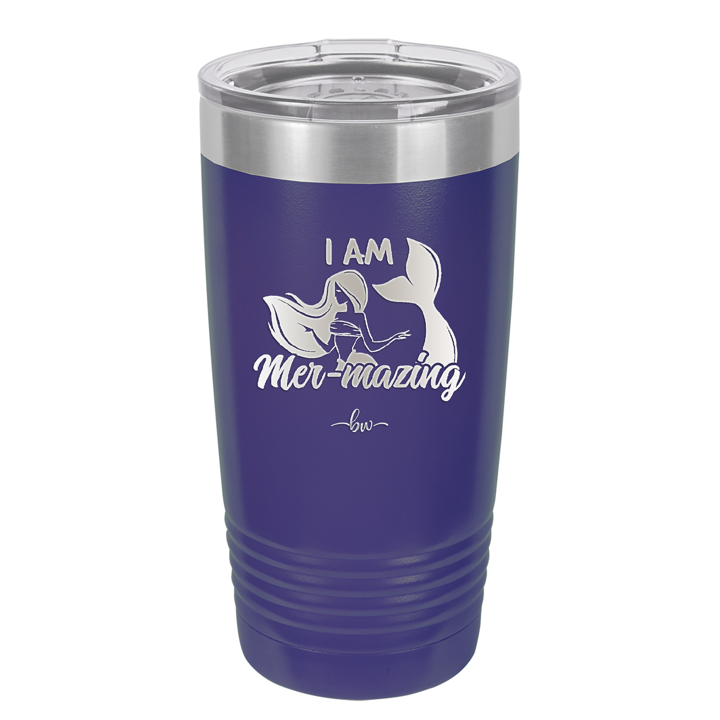 I Am Mermazing 1 - Laser Engraved Stainless Steel Drinkware - 1403 -