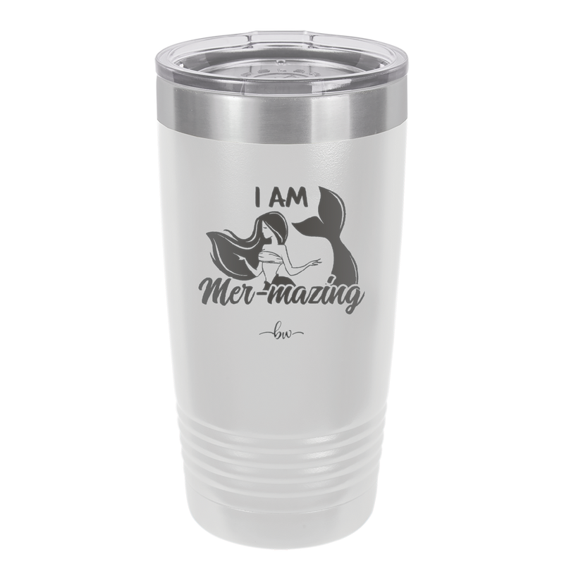 I Am Mermazing 1 - Laser Engraved Stainless Steel Drinkware - 1403 -