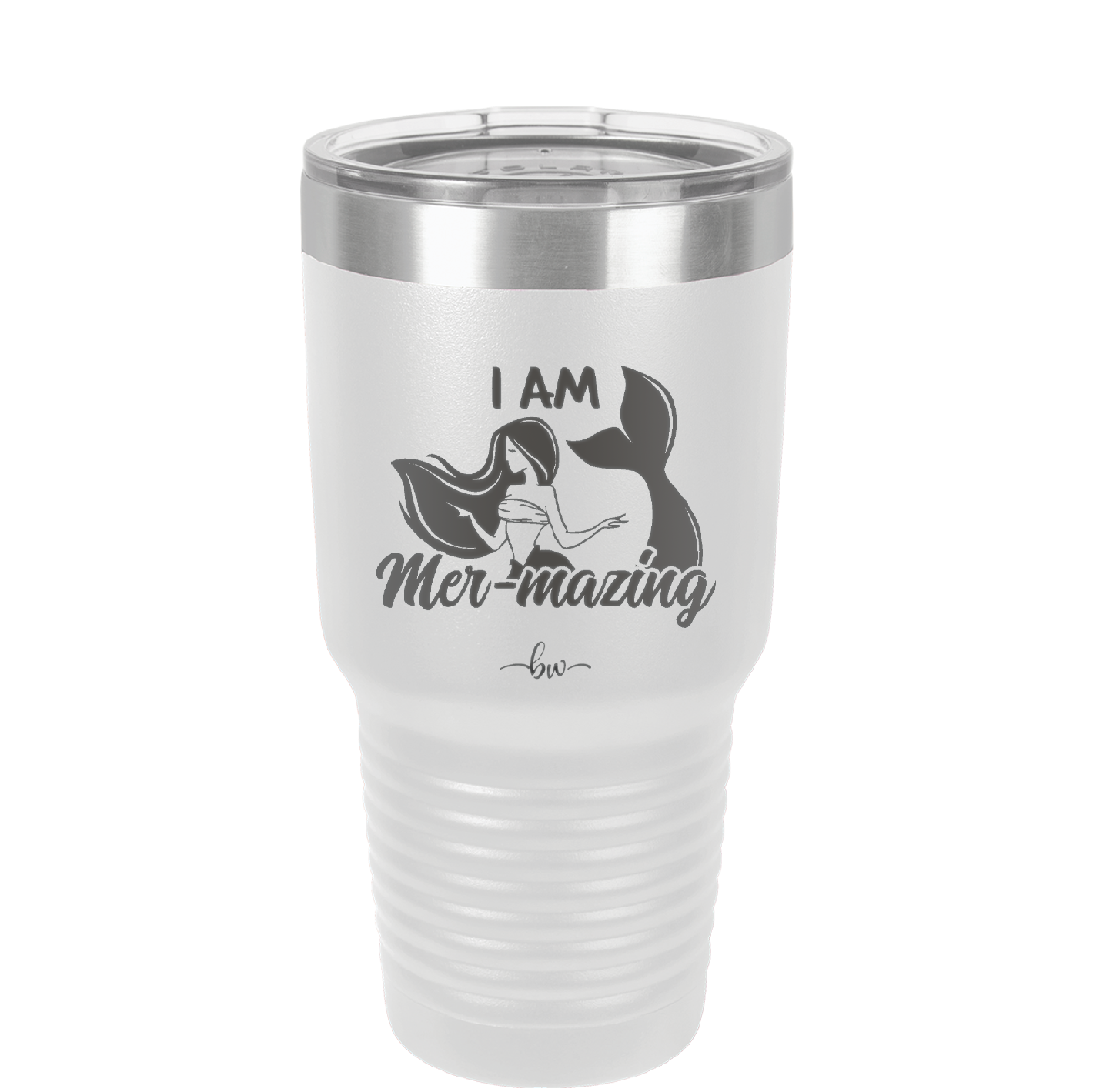 I Am Mermazing 1 - Laser Engraved Stainless Steel Drinkware - 1403 -