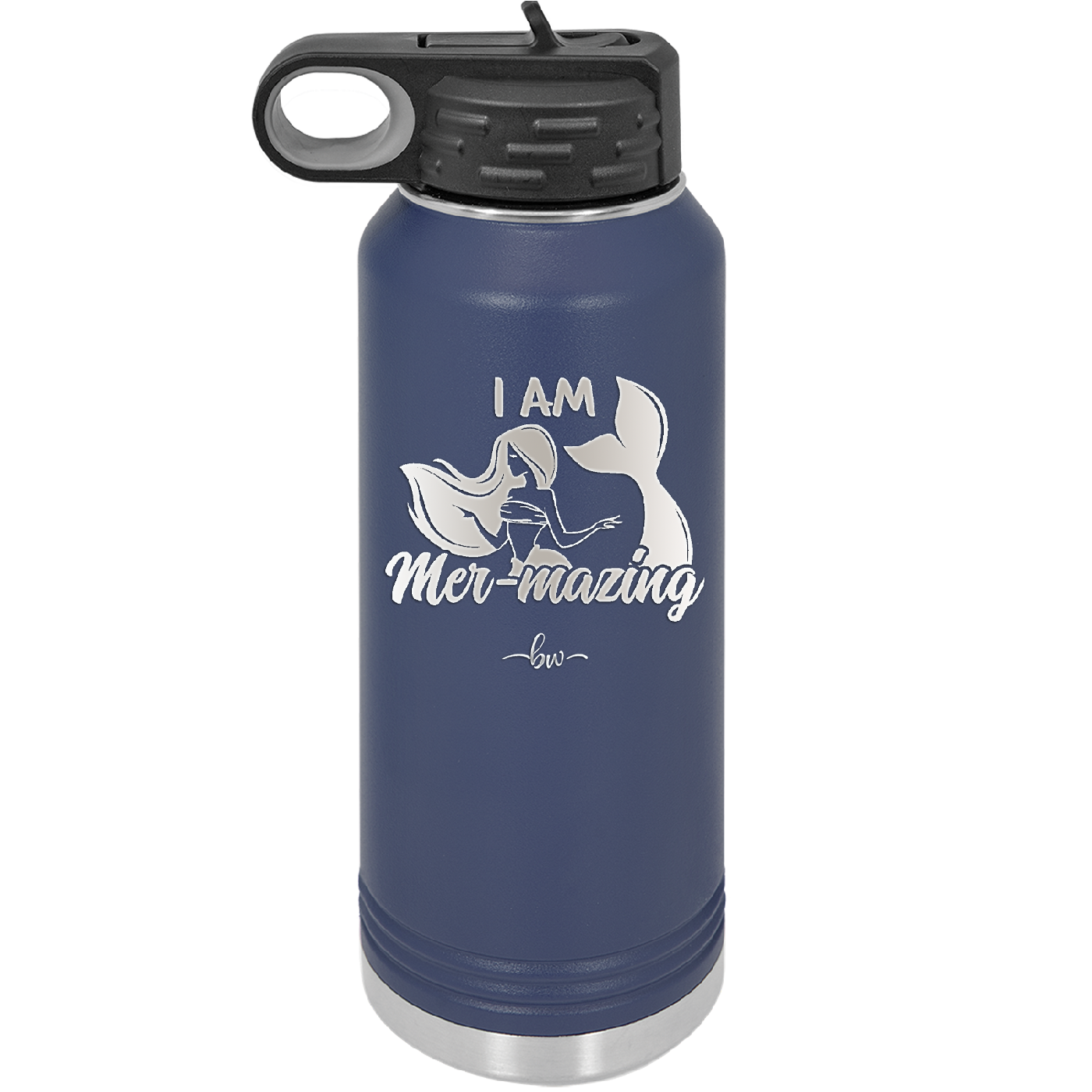 I Am Mermazing 1 - Laser Engraved Stainless Steel Drinkware - 1403 -