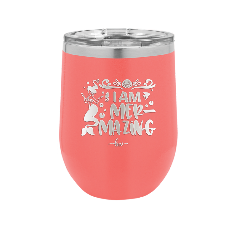 I Am Mermazing 2 - Laser Engraved Stainless Steel Drinkware - 1404 -