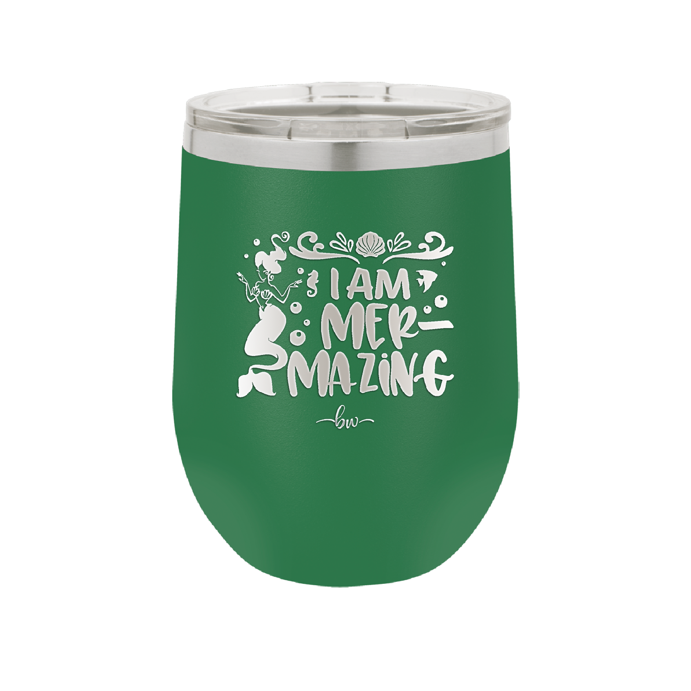 I Am Mermazing 2 - Laser Engraved Stainless Steel Drinkware - 1404 -