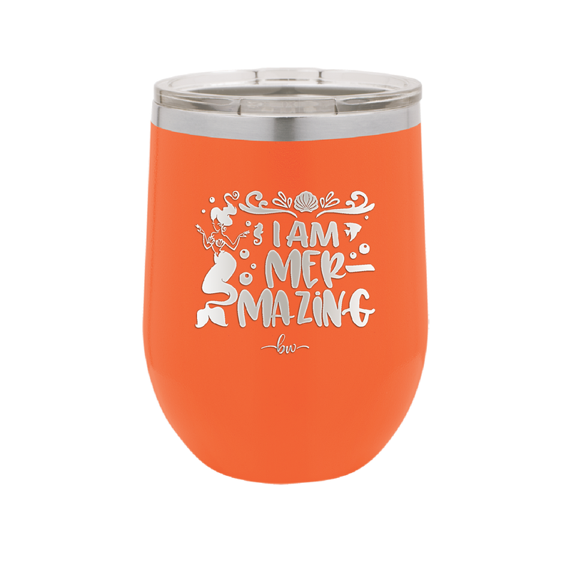 I Am Mermazing 2 - Laser Engraved Stainless Steel Drinkware - 1404 -