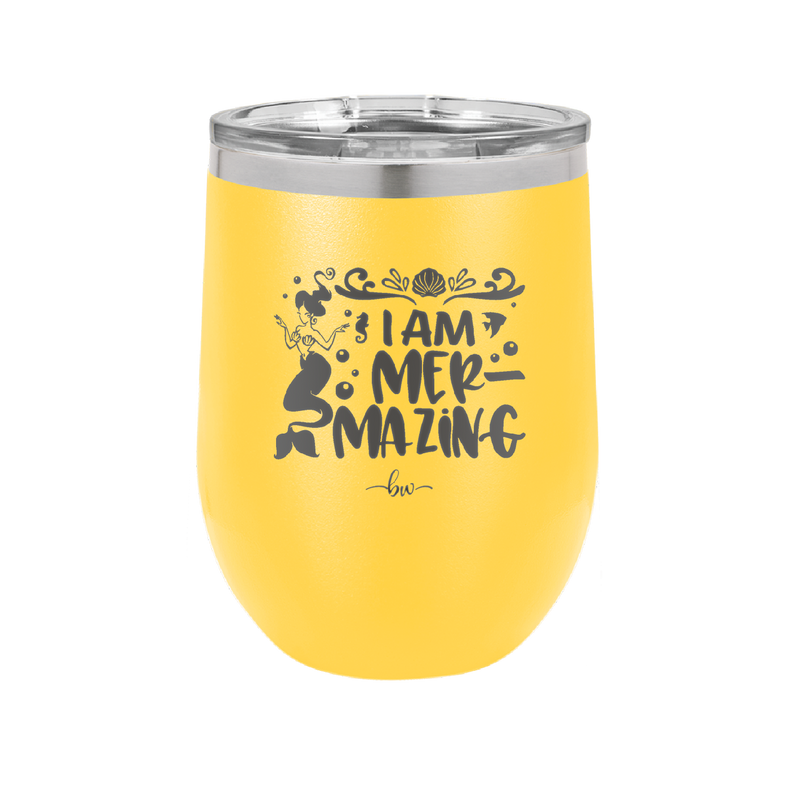 I Am Mermazing 2 - Laser Engraved Stainless Steel Drinkware - 1404 -