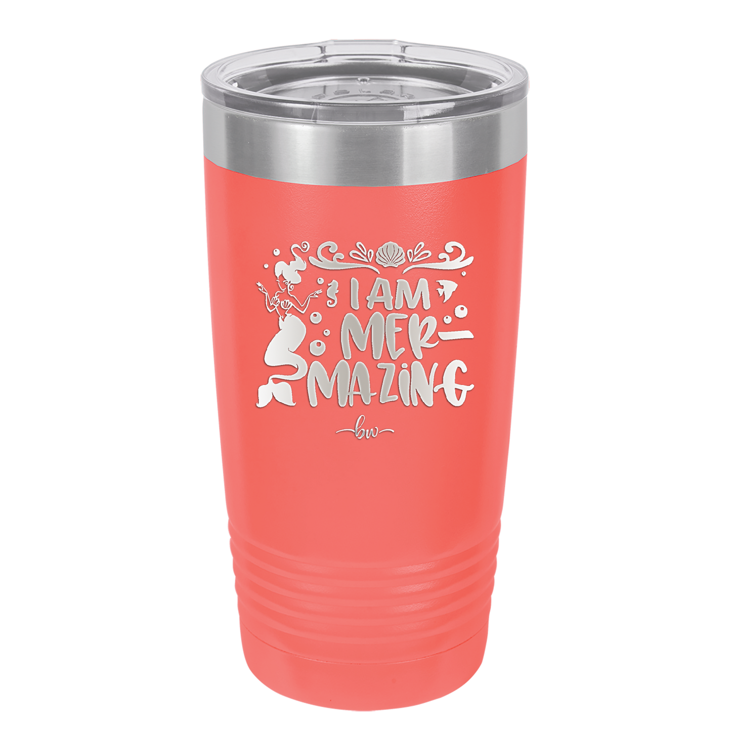 I Am Mermazing 2 - Laser Engraved Stainless Steel Drinkware - 1404 -