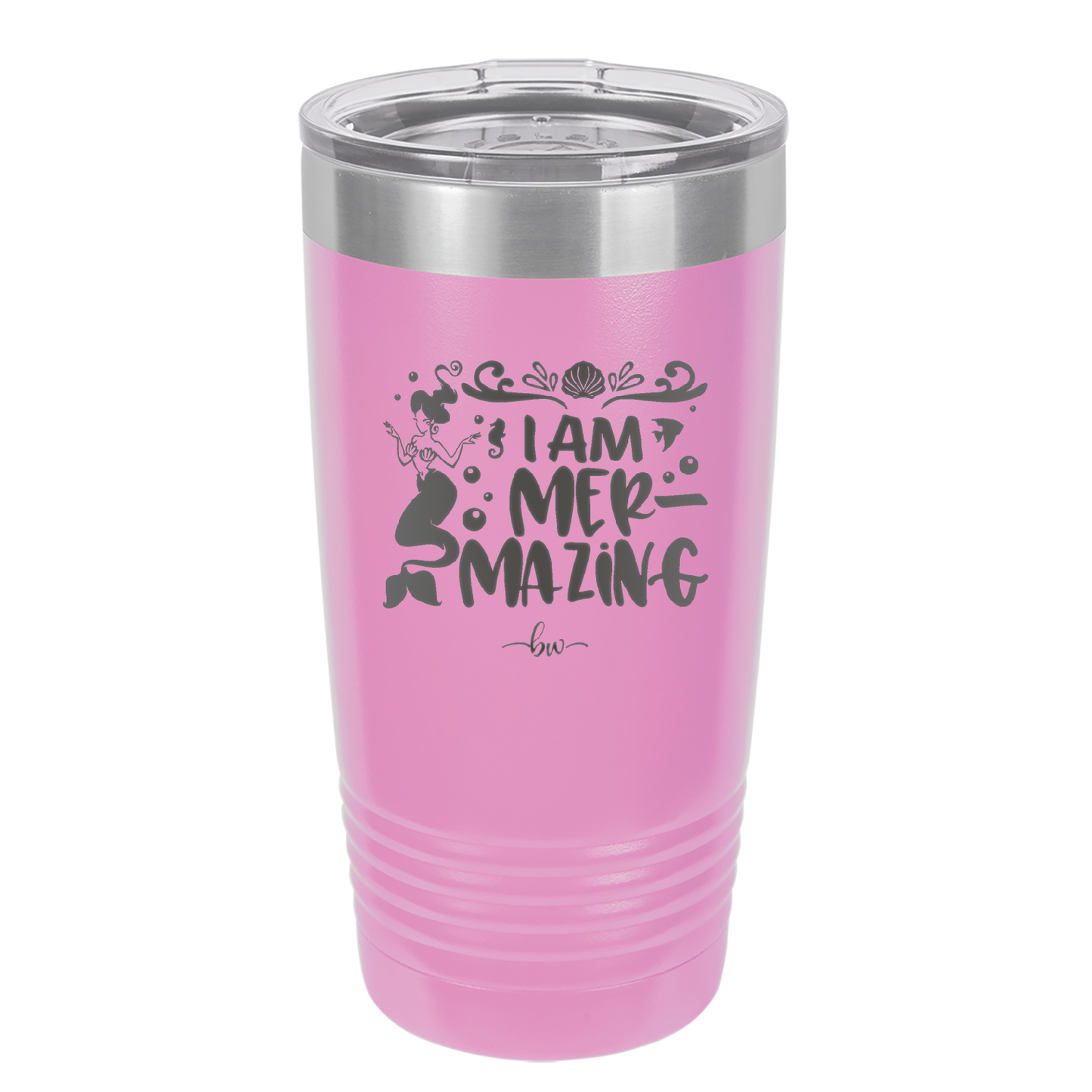 I Am Mermazing 2 - Laser Engraved Stainless Steel Drinkware - 1404 -