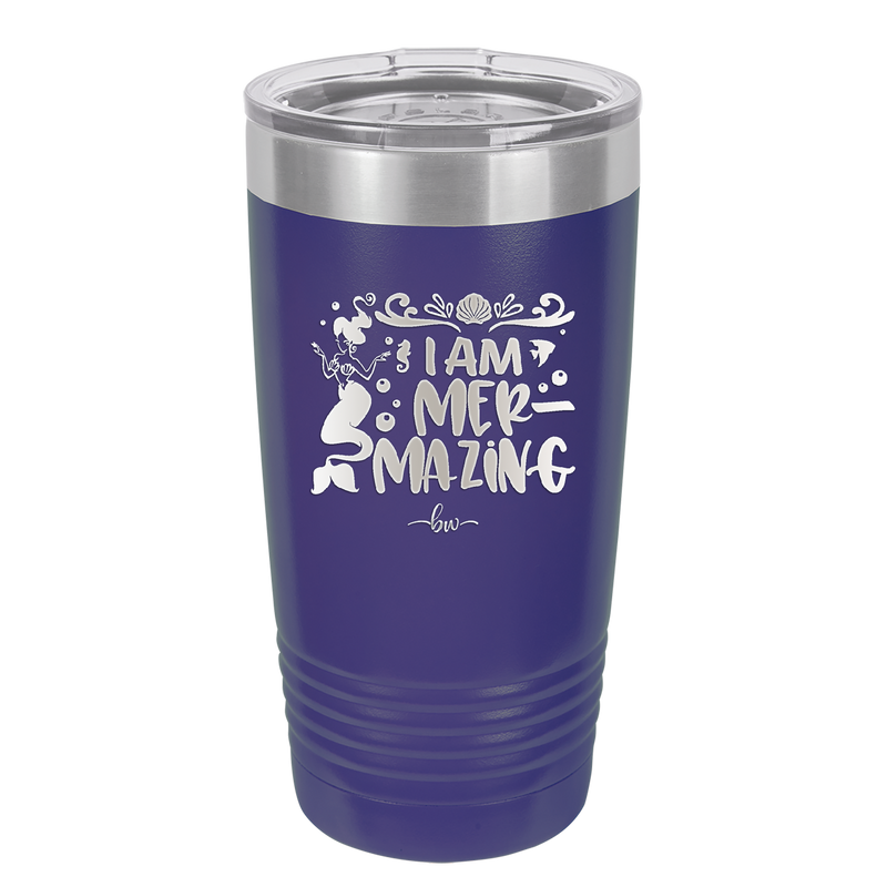 I Am Mermazing 2 - Laser Engraved Stainless Steel Drinkware - 1404 -