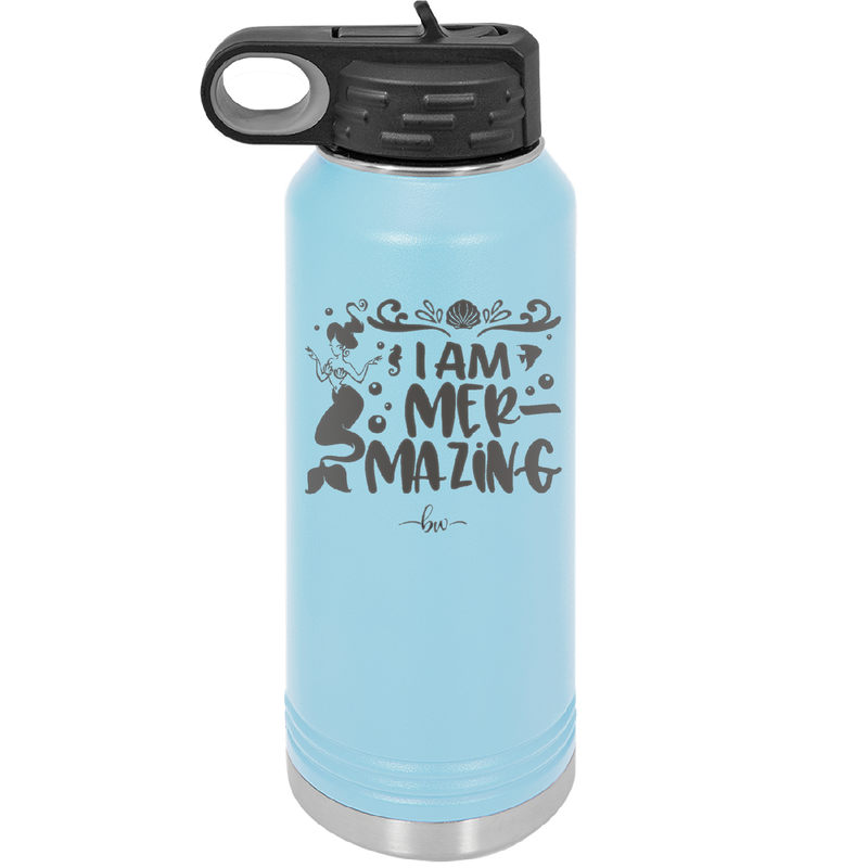 I Am Mermazing 2 - Laser Engraved Stainless Steel Drinkware - 1404 -