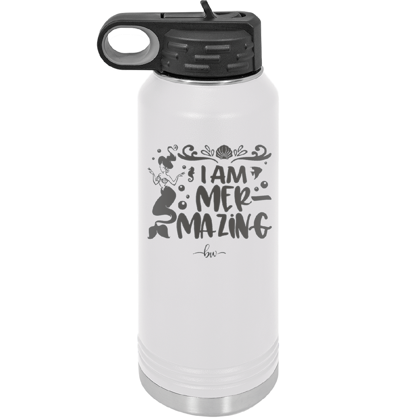 I Am Mermazing 2 - Laser Engraved Stainless Steel Drinkware - 1404 -