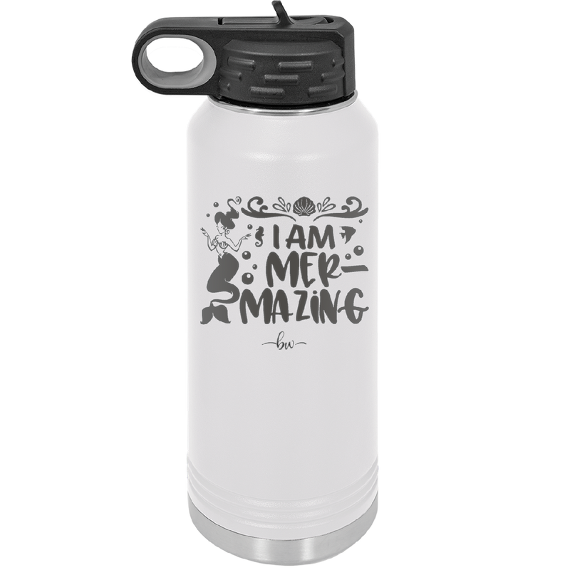 I Am Mermazing 2 - Laser Engraved Stainless Steel Drinkware - 1404 -