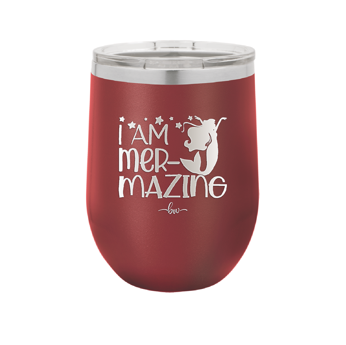 I Am Mermazing 3 - Laser Engraved Stainless Steel Drinkware - 1405 -