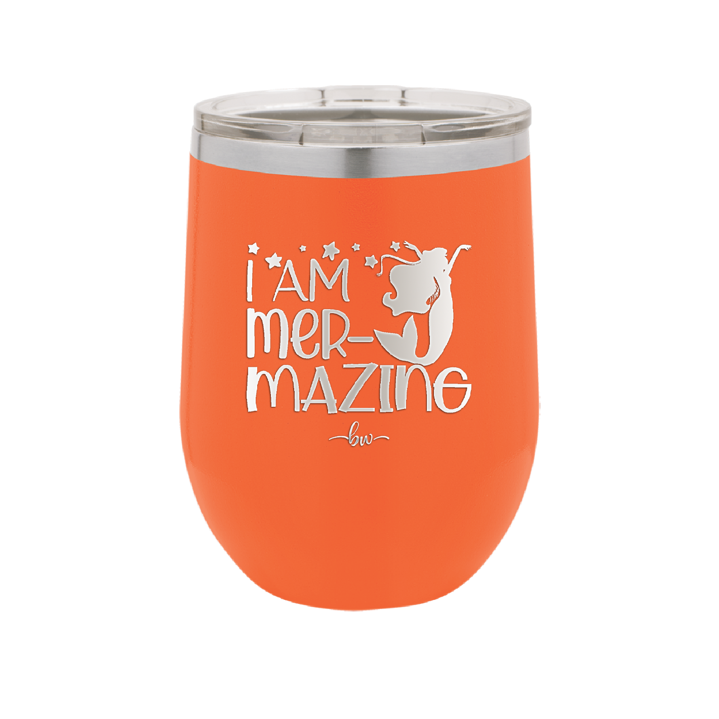 I Am Mermazing 3 - Laser Engraved Stainless Steel Drinkware - 1405 -