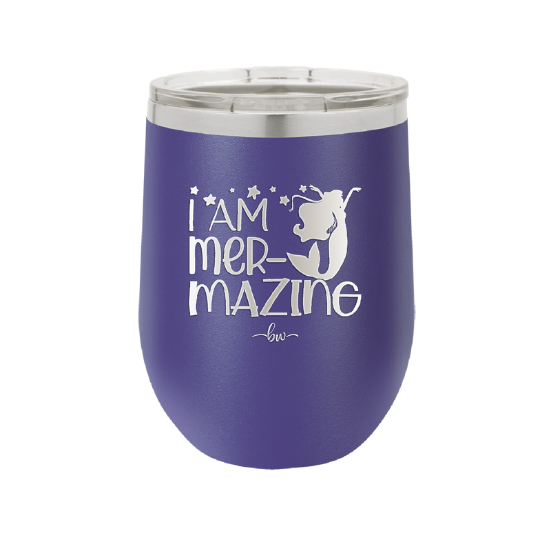 I Am Mermazing 3 - Laser Engraved Stainless Steel Drinkware - 1405 -