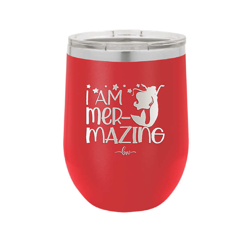 I Am Mermazing 3 - Laser Engraved Stainless Steel Drinkware - 1405 -