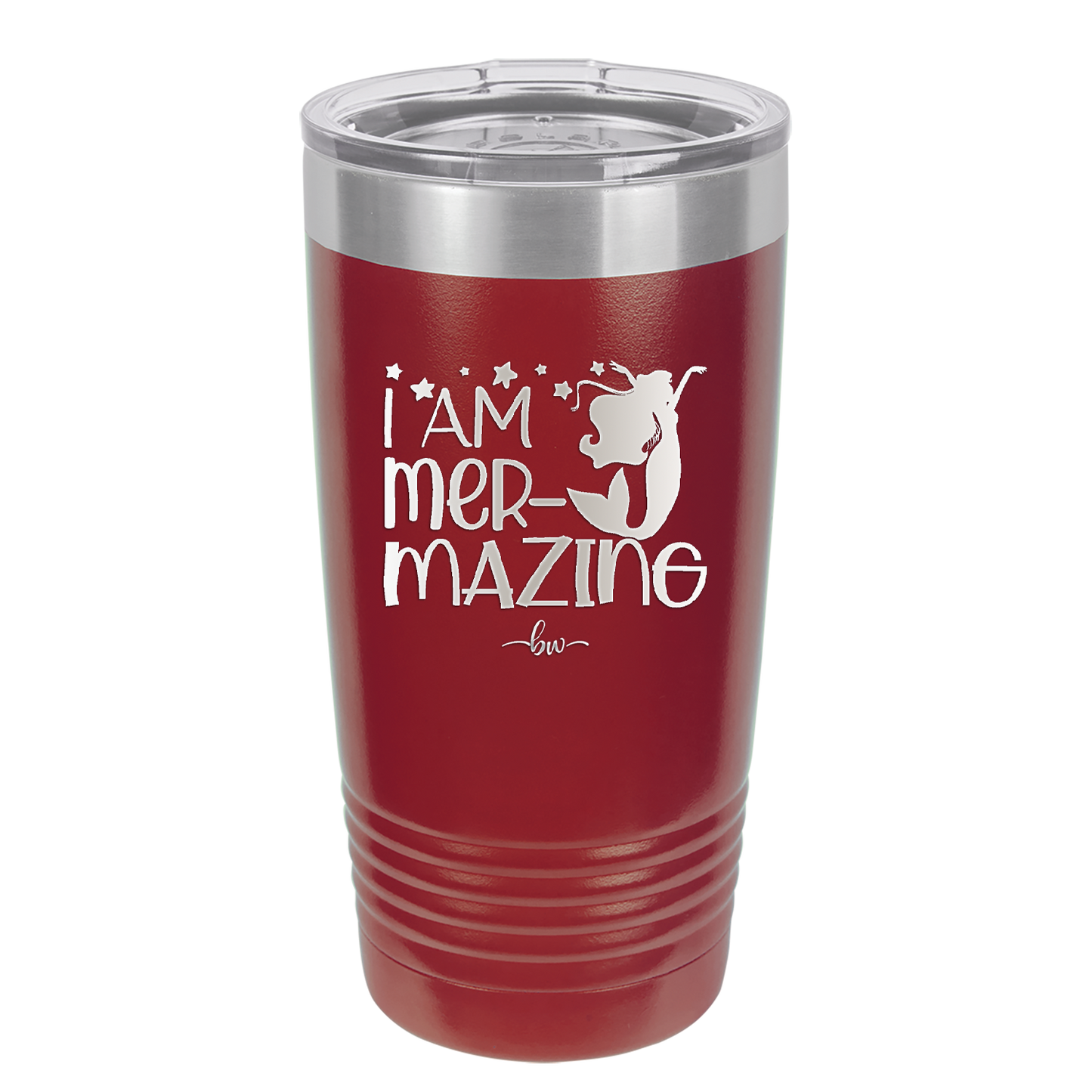 I Am Mermazing 3 - Laser Engraved Stainless Steel Drinkware - 1405 -