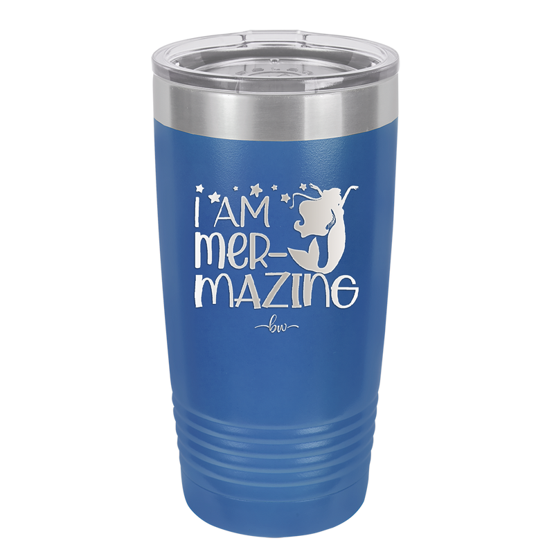 I Am Mermazing 3 - Laser Engraved Stainless Steel Drinkware - 1405 -