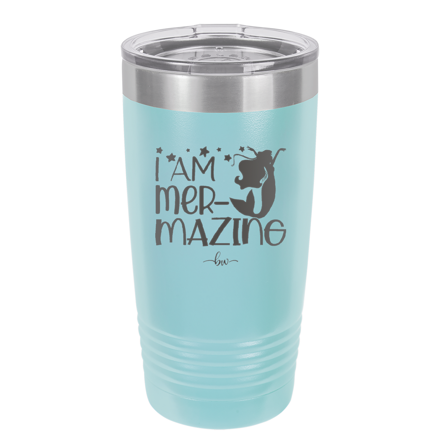 I Am Mermazing 3 - Laser Engraved Stainless Steel Drinkware - 1405 -