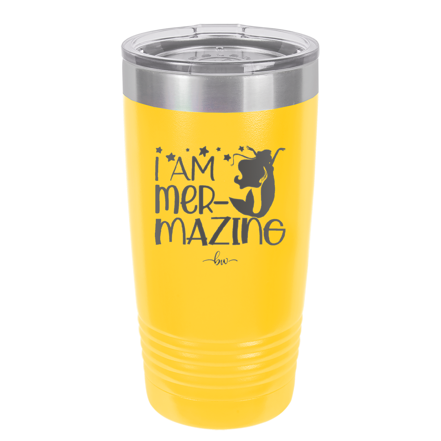 I Am Mermazing 3 - Laser Engraved Stainless Steel Drinkware - 1405 -