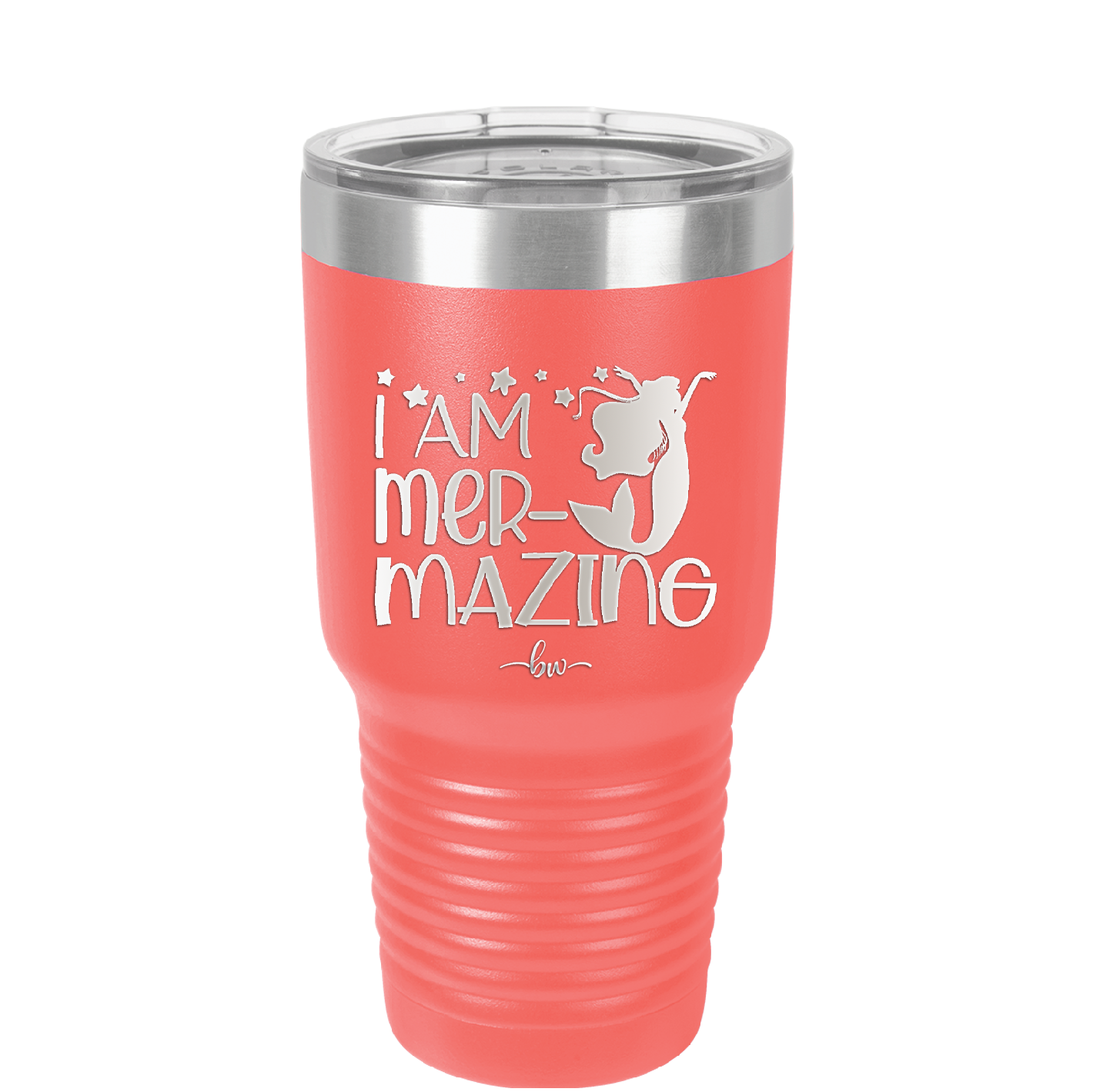 I Am Mermazing 3 - Laser Engraved Stainless Steel Drinkware - 1405 -