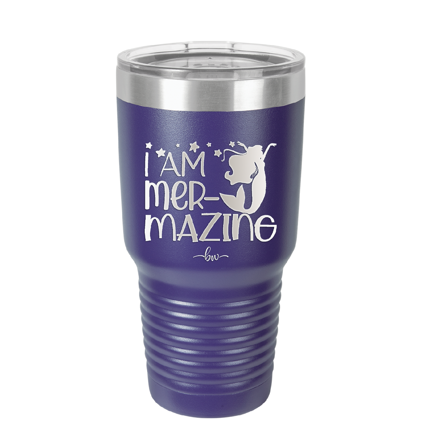 I Am Mermazing 3 - Laser Engraved Stainless Steel Drinkware - 1405 -