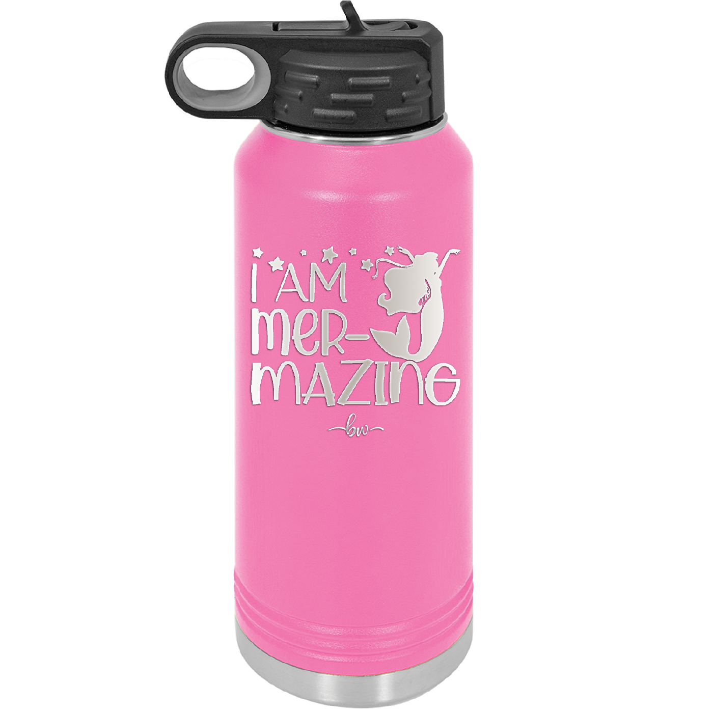 I Am Mermazing 3 - Laser Engraved Stainless Steel Drinkware - 1405 -