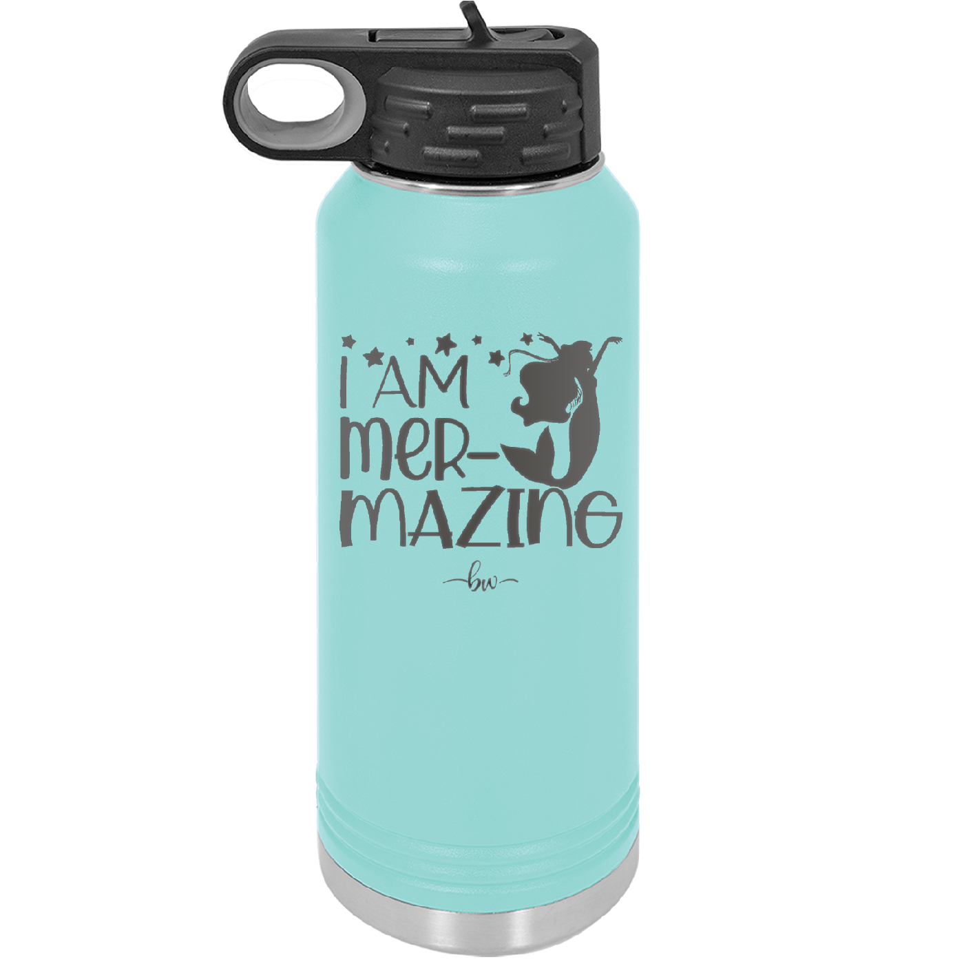 I Am Mermazing 3 - Laser Engraved Stainless Steel Drinkware - 1405 -