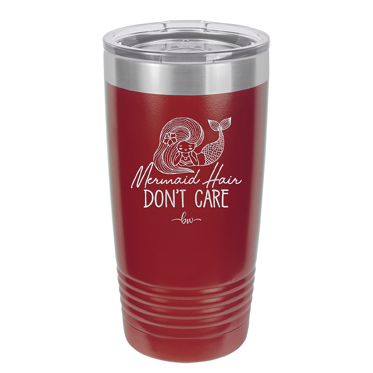 Mermaid Hair Don't Care 1 - Laser Engraved Stainless Steel Drinkware - 1407 -