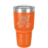 Mermaid Hair Don't Care 1 - Laser Engraved Stainless Steel Drinkware - 1407 -