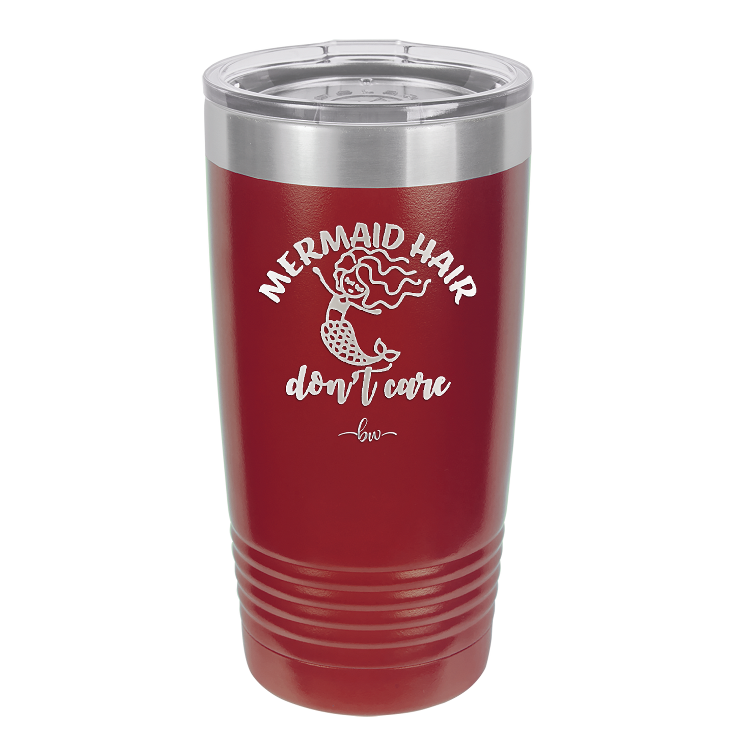Mermaid Hair Don't Care 2 - Laser Engraved Stainless Steel Drinkware - 1408 -