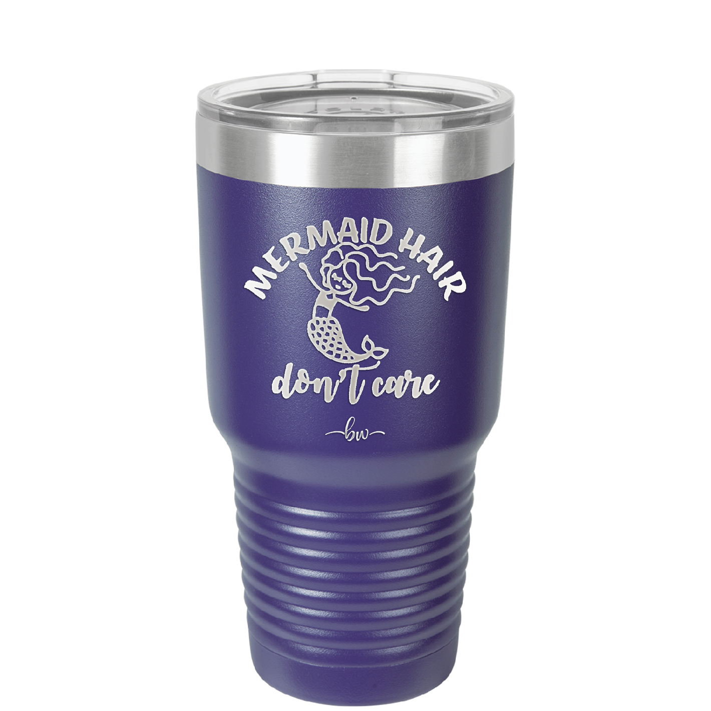 Mermaid Hair Don't Care 2 - Laser Engraved Stainless Steel Drinkware - 1408 -