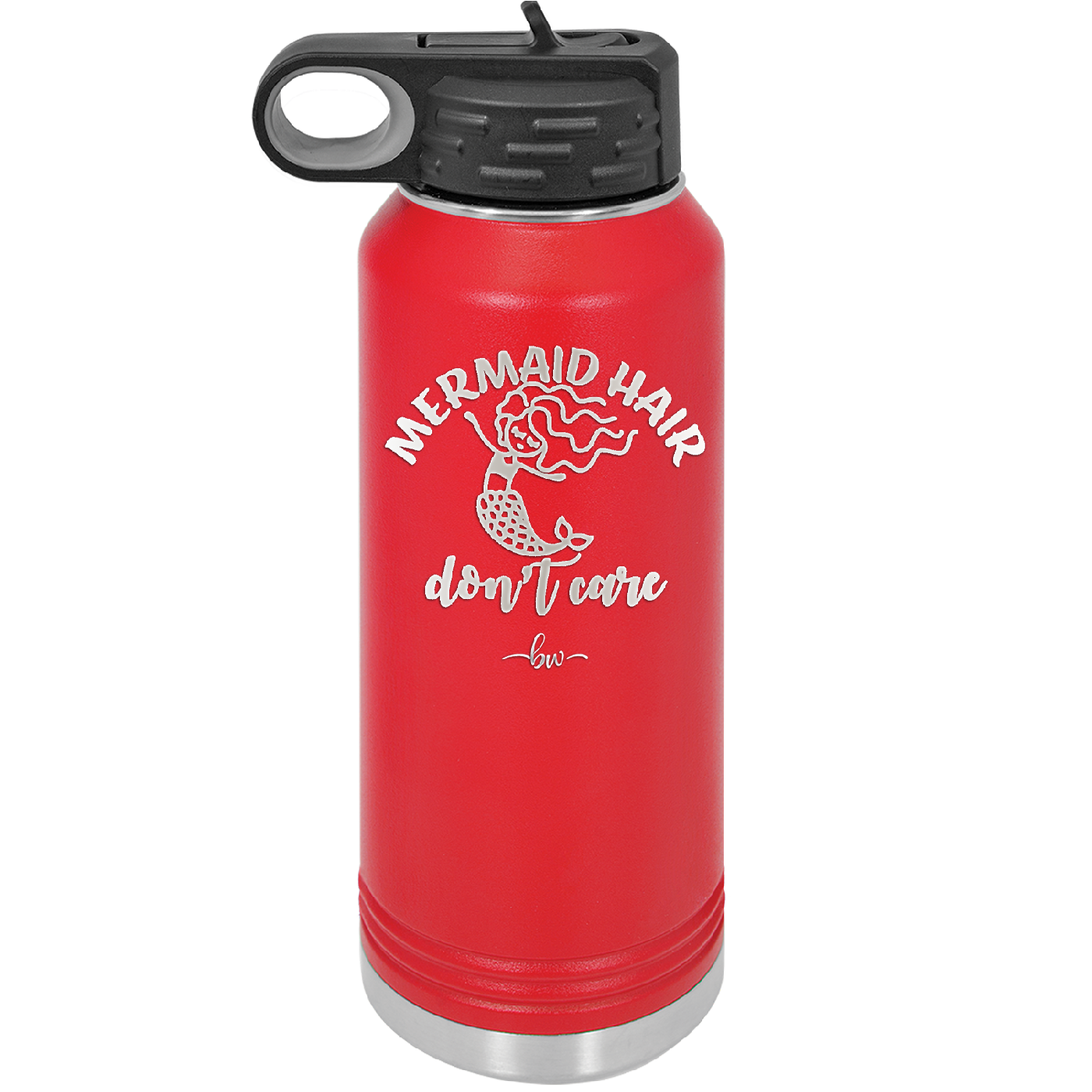 Mermaid Hair Don't Care 2 - Laser Engraved Stainless Steel Drinkware - 1408 -