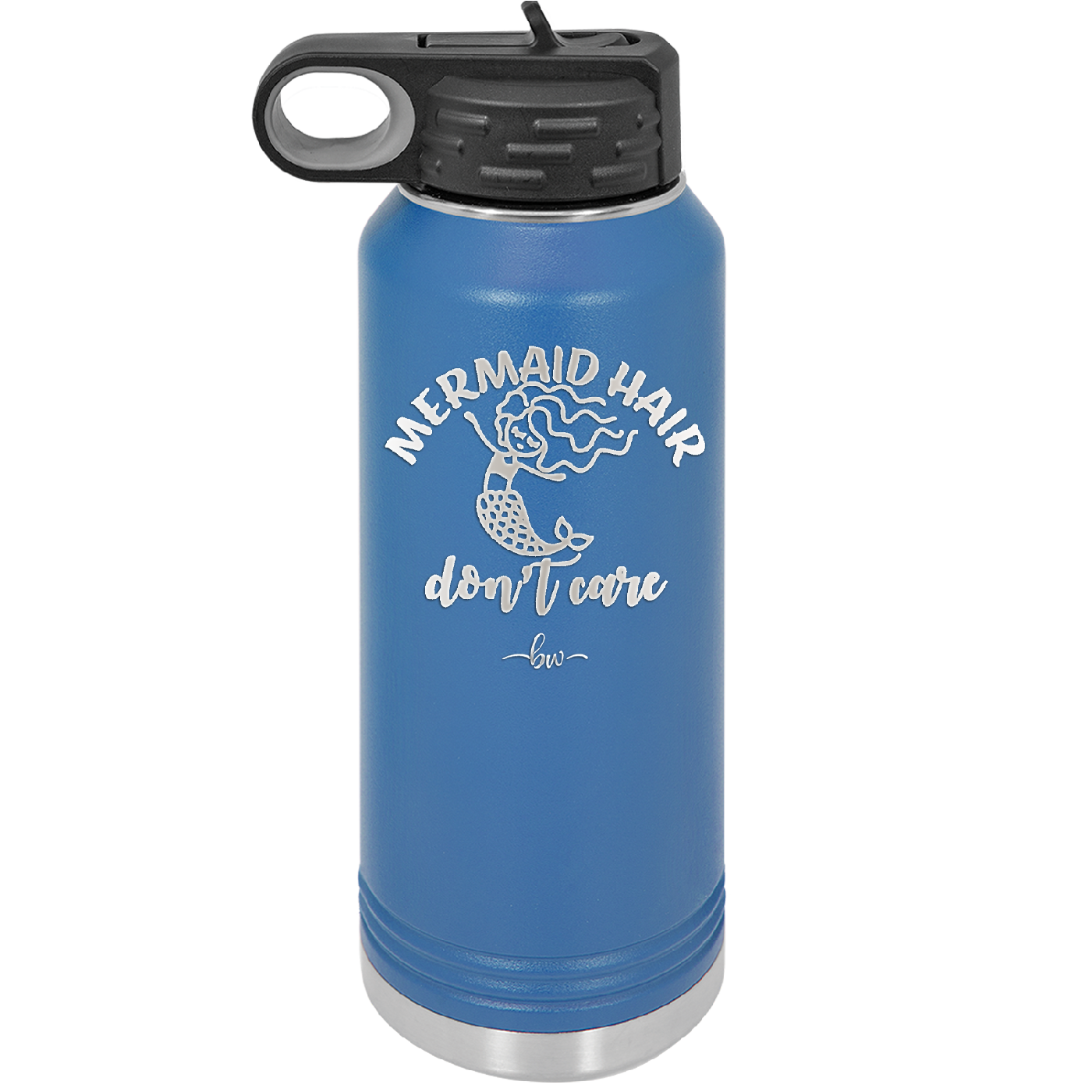 Mermaid Hair Don't Care 2 - Laser Engraved Stainless Steel Drinkware - 1408 -