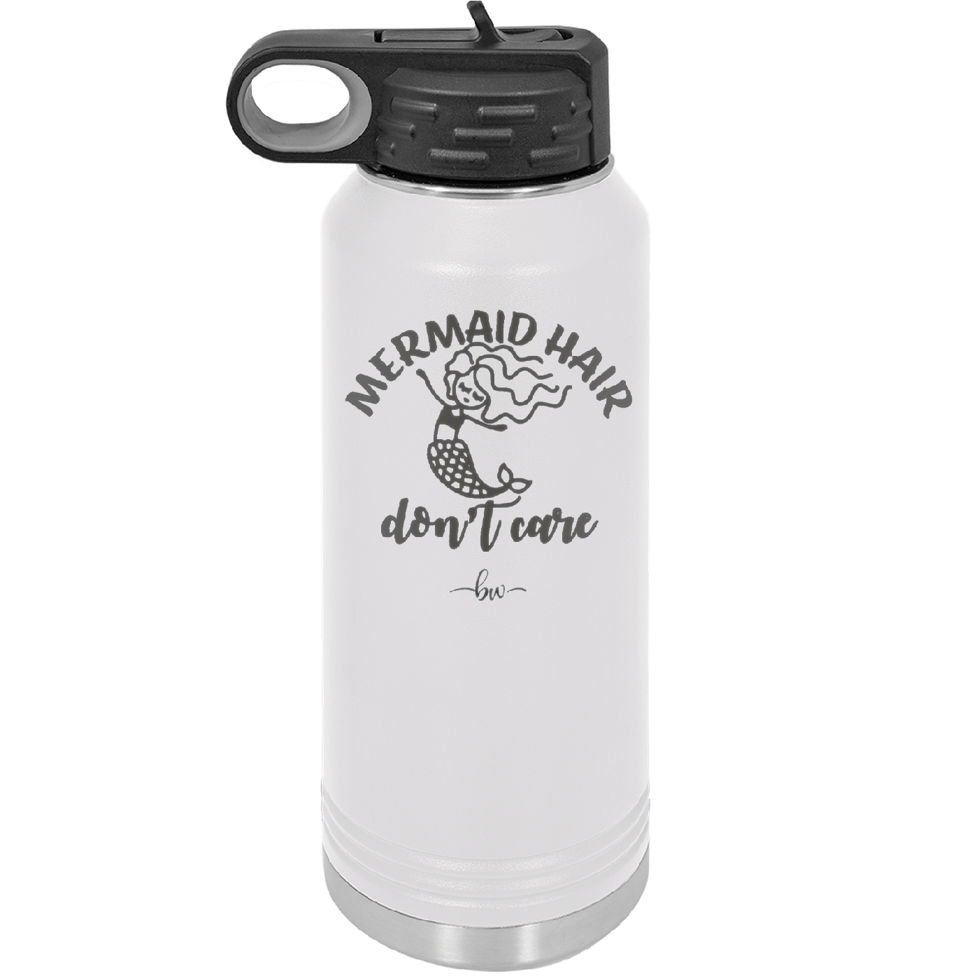 Mermaid Hair Don't Care 2 - Laser Engraved Stainless Steel Drinkware - 1408 -