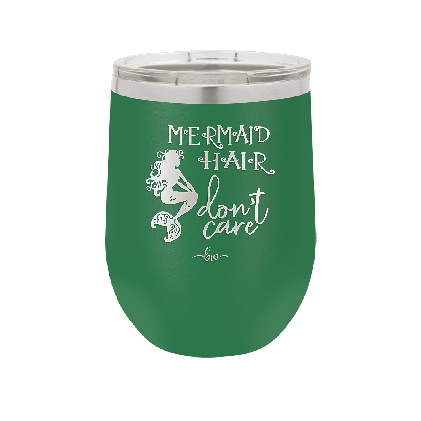Mermaid Hair Don't Care 3 - Laser Engraved Stainless Steel Drinkware - 1409 -