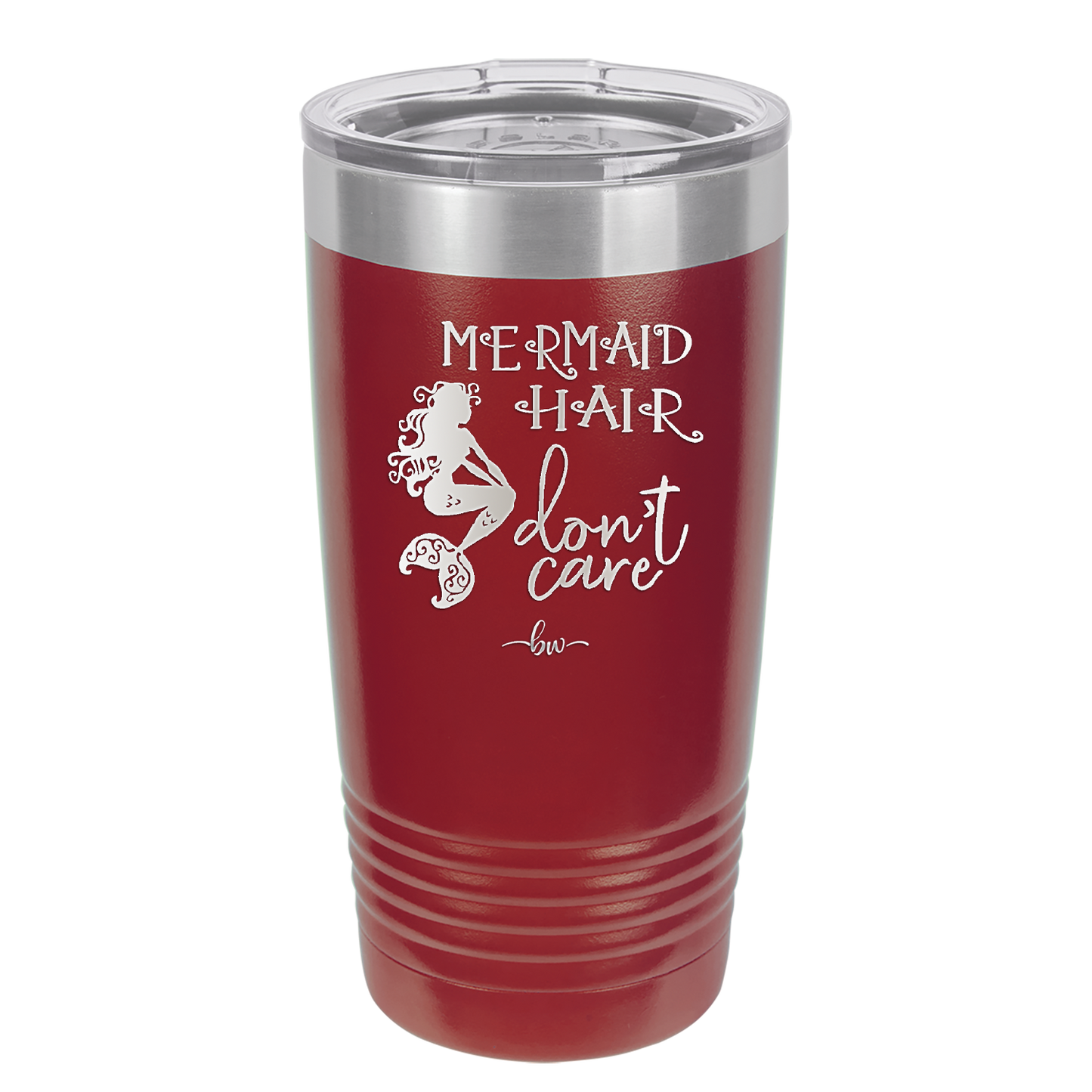 Mermaid Hair Don't Care 3 - Laser Engraved Stainless Steel Drinkware - 1409 -