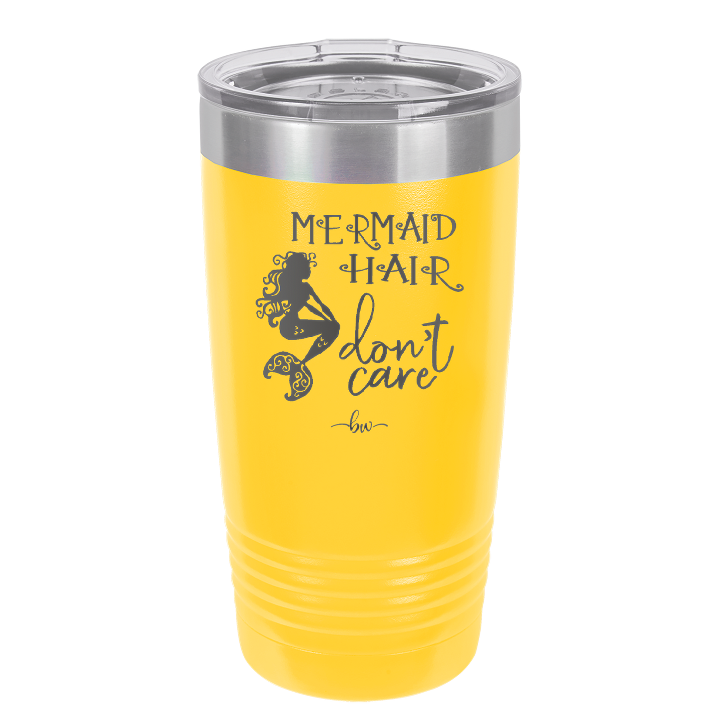 Mermaid Hair Don't Care 3 - Laser Engraved Stainless Steel Drinkware - 1409 -