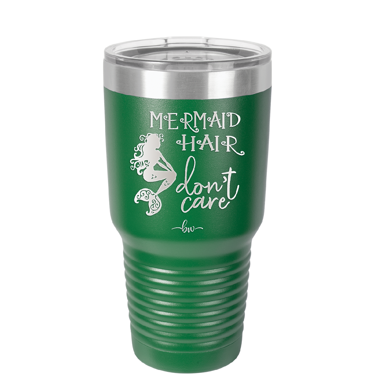 Mermaid Hair Don't Care 3 - Laser Engraved Stainless Steel Drinkware - 1409 -