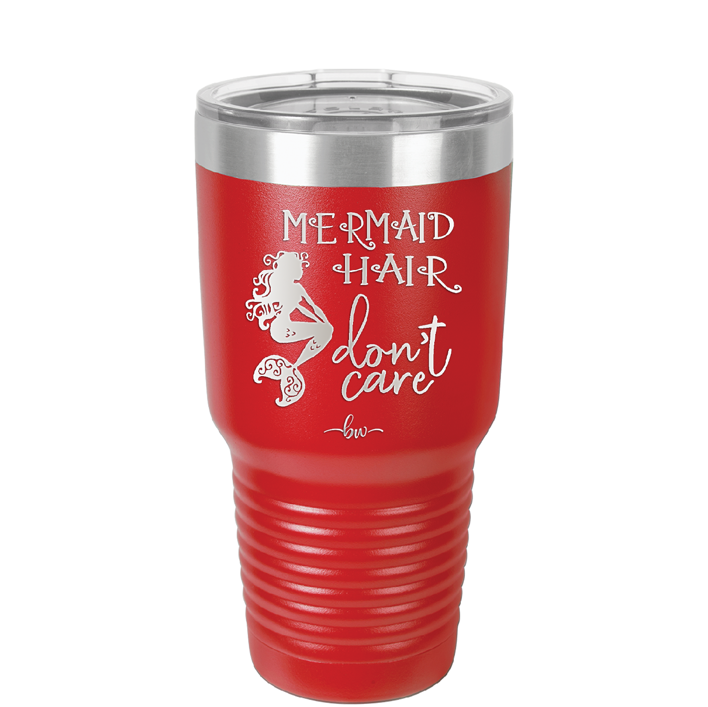 Mermaid Hair Don't Care 3 - Laser Engraved Stainless Steel Drinkware - 1409 -